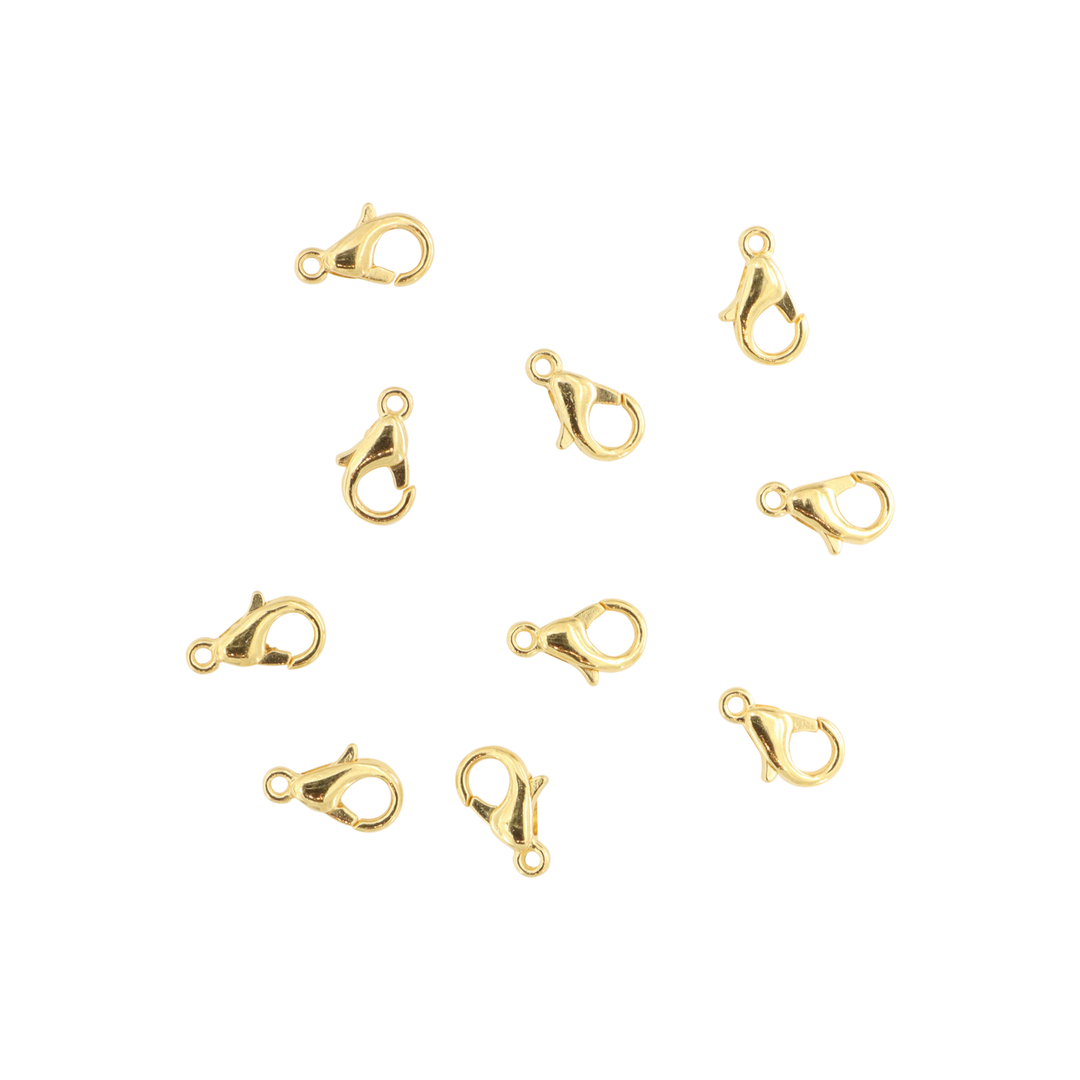 Find Karabin lÄs i forgyldt zamak - 5x10 mm hos Beadhouse of Copenhagen i dag, med en altid hurtig levering!