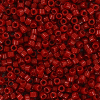 Pink glass beads, miyuki delica Beads, Silver Lined Dyed Hibiscus