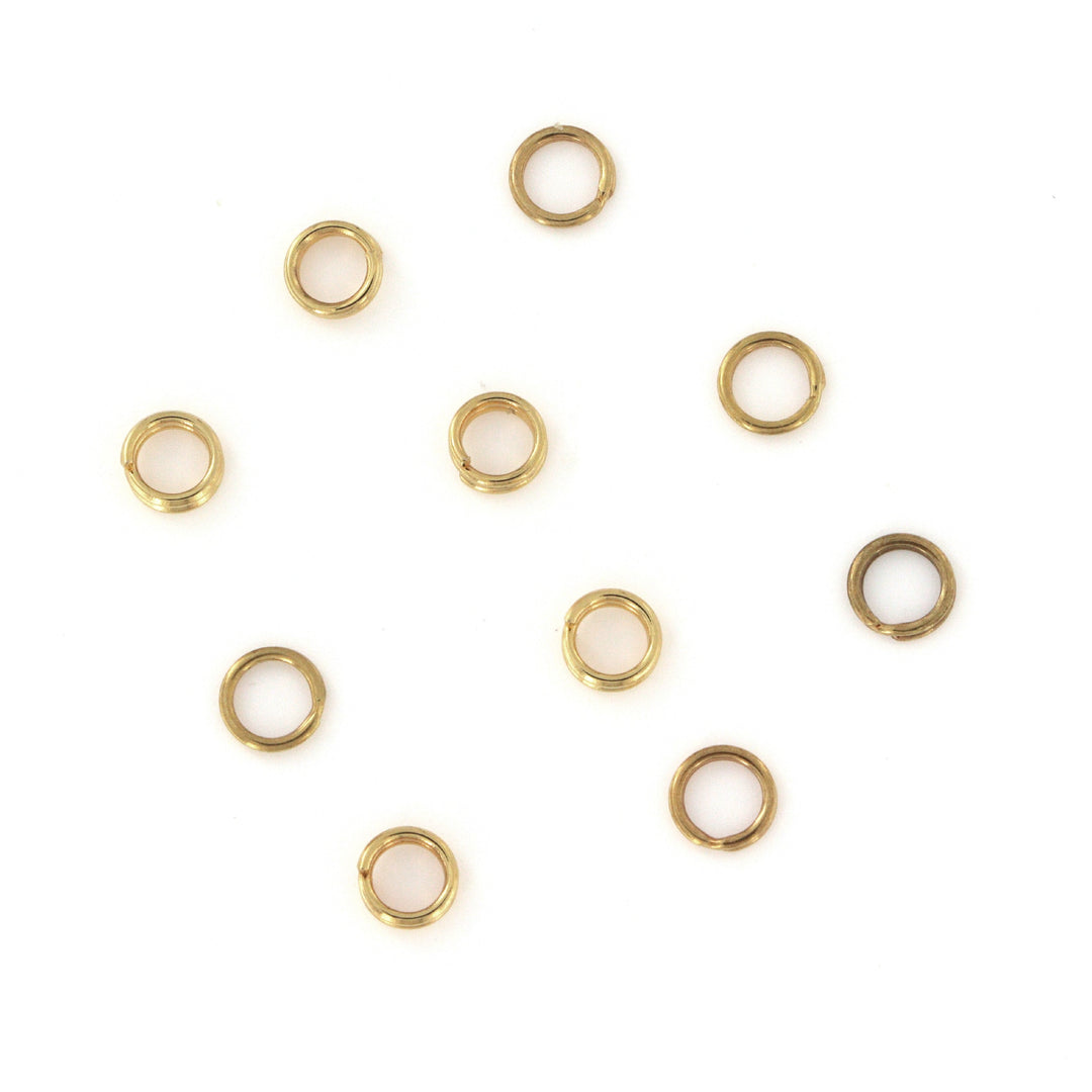 Find Ăsken spaltring, forgyldt messing, 5 mm, 10 stk hos Beadhouse of Copenhagen i dag, med en altid hurtig levering!