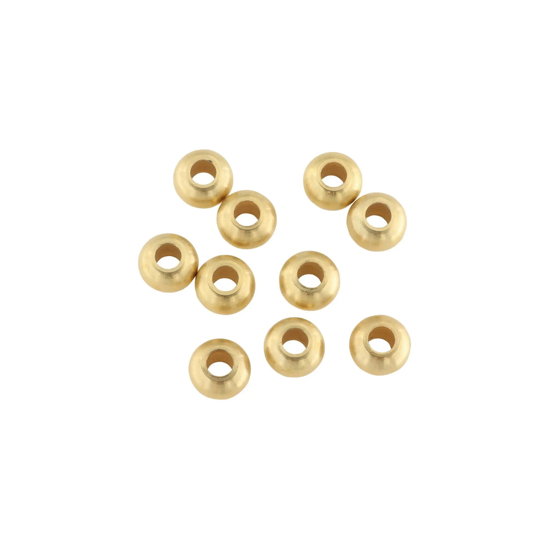 Metalperler Forgyldt