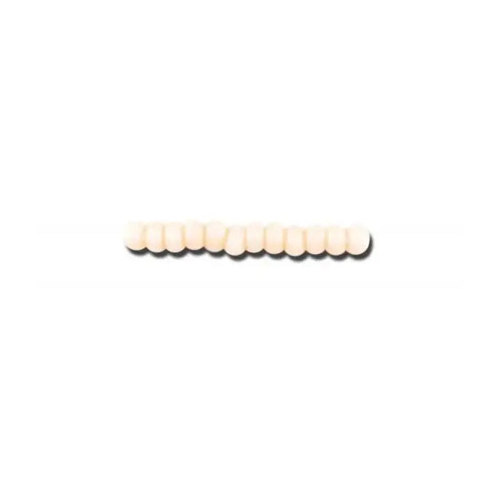Orange Glass Beads, Preciosa, Light Orange Dyed ChalkWhite, Great Purchase