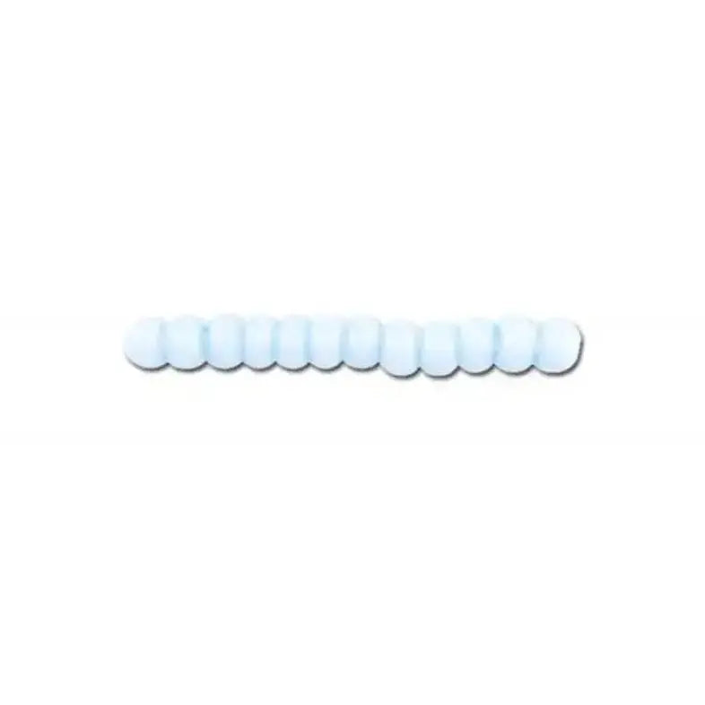 Blue glass beads, preciosa, baby blue 2 dyed chalkwhite, bulk purchase 