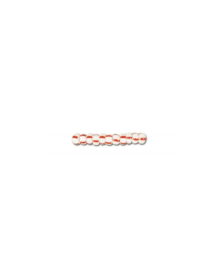 Find Striped glass beads, preciosa, white/4 red stripes, bulk buy among our large selection of Preciosa Seed Beads at Beadhouse of Copenhagen today. Remember free shipping over DKK 400