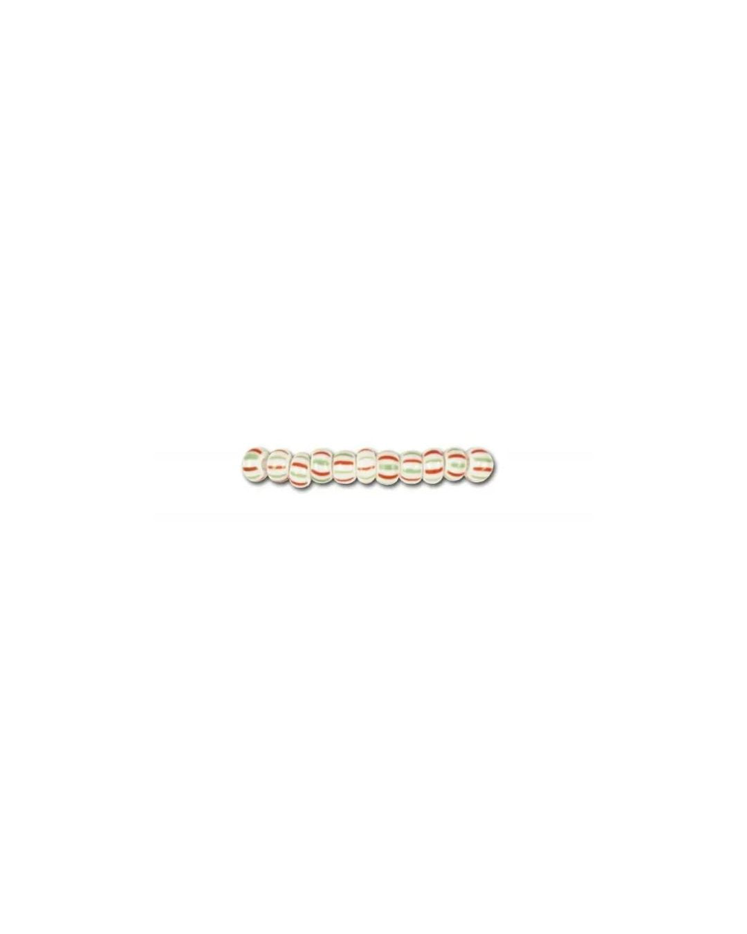 Find Striped glass beads, preciosa, white/red/green tight striped, bulk buy among our large selection of Preciosa Seed Beads at Beadhouse of Copenhagen today. Remember free shipping over DKK 400