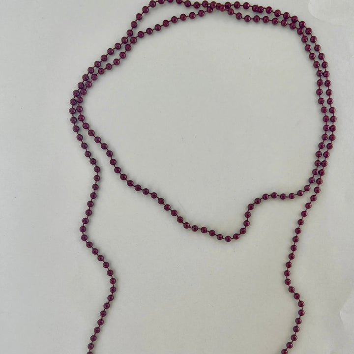 Halskæde med plastikperler på snor Beadhouse of Copenhagen