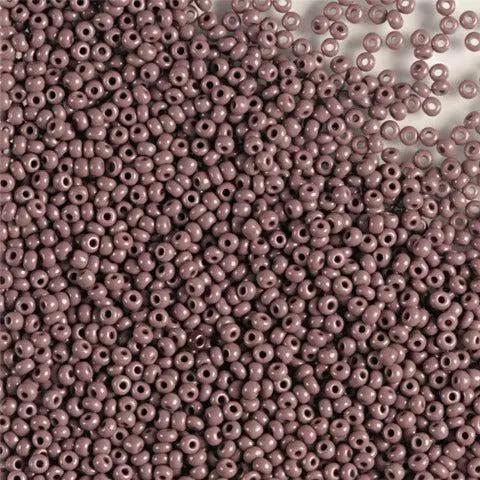 Lilla glasperler, preciosa, natural opaque dark violet, storkøb Preciosa