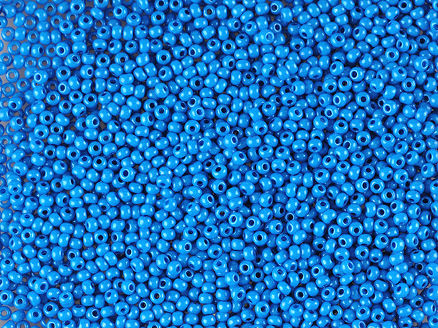 Find Blue glass beads, preciosa, intensive blue dyed chalkwhite among our large selection of Preciosa Seed Beads at Beadhouse of Copenhagen today. Remember free shipping over DKK 400