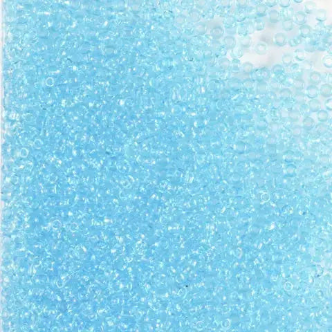 Blue glass beads, preciosa, natural transparent light aquamarine, bulk purchase 