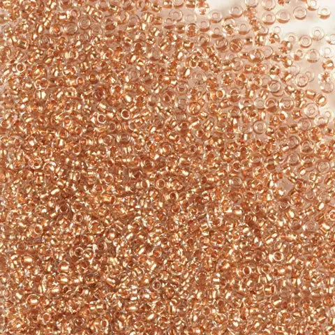Metallic glass beads, preciosa, copper lined crystal, bulk purchase 