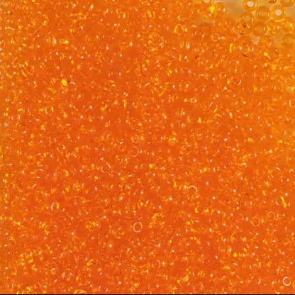 Orange Glass Beads, Preciosa, Natural Transparent Light Orange, Great Purchase