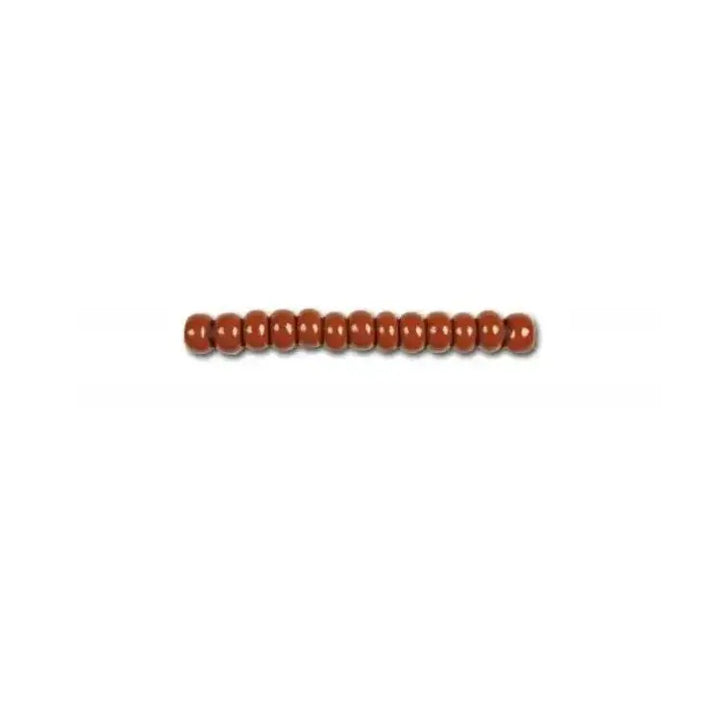 Brown glass beads, preciosa, natural opaque brown, bulk purchase 