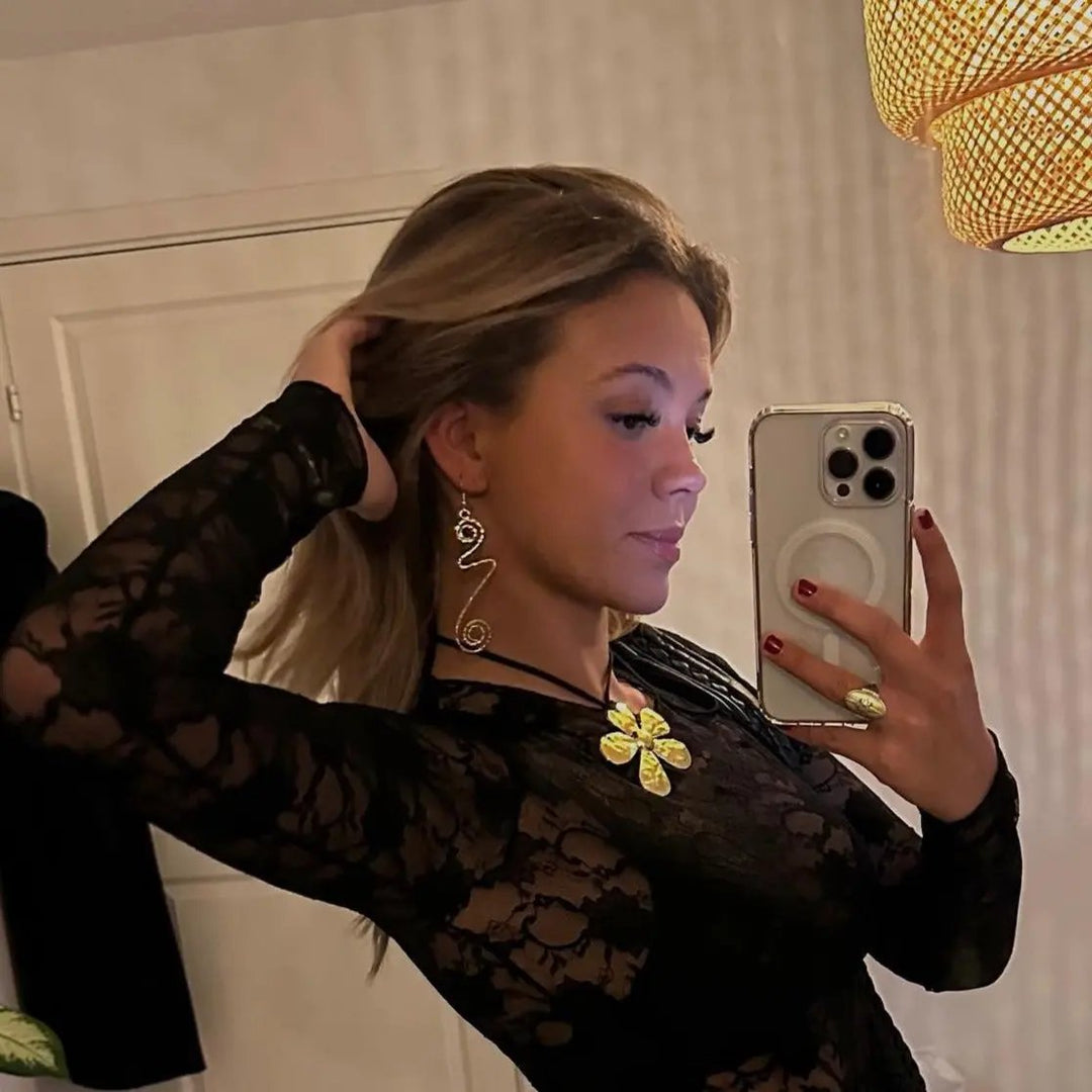 Øreringe, ørekroge spiraler, forsølvet messing Beadhouse of Copenhagen