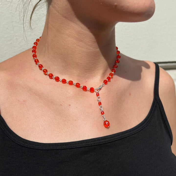 Halskæde, y-halskæde, plastik, flere varianter, 40-43,5cm Beadhouse of Copenhagen