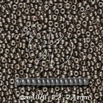 Grå glasperler, preciosa, permalux bright grey, storkøb Preciosa