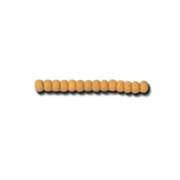 Yellow glass beads, preciosa, permalux mat yellow-brown, bulk purchase 