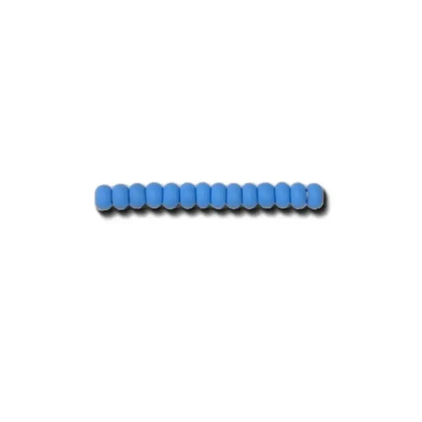 Blue glass beads, preciosa, permalux mat light blue, bulk purchase 