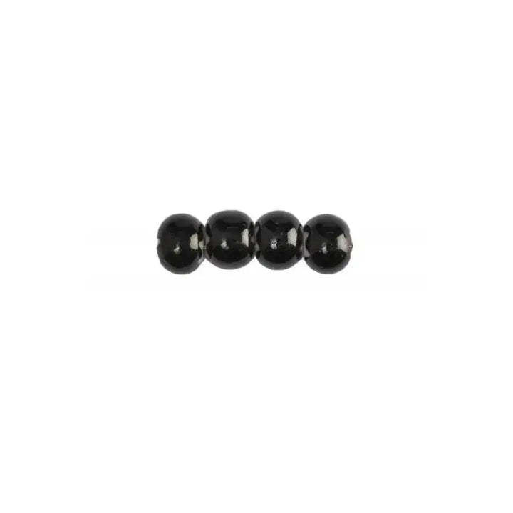 Black glass beads, preciosa, black cornelian star, bulk purchase 
