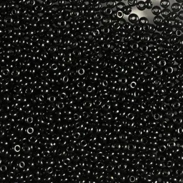 Black Glass Beads, Preciosa, Natural Opaque Black, Great Purchase