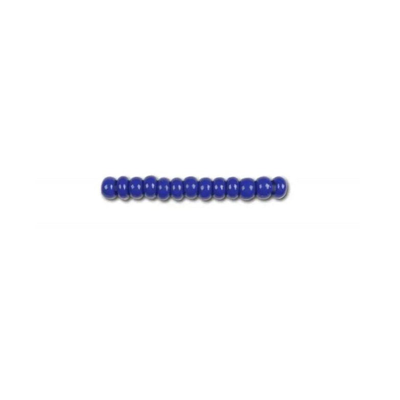 Blue Glass Beads, Preciosa, Natural Opaque Electric Dark Blue, Great Purchase