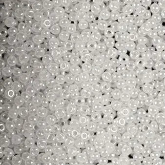 White Glass Beads, Preciosa, Shiny White, Great Purchase