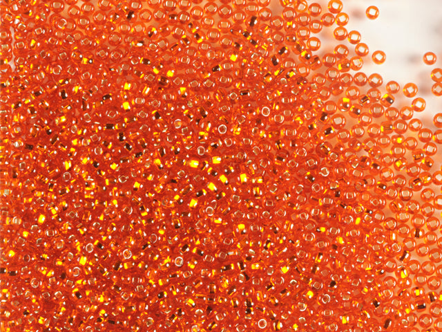 Find Orange glass beads, preciosa, silverl ined transparent hyacinth, bulk buy among our large selection of Preciosa Seed Beads at Beadhouse of Copenhagen today. Remember free shipping over DKK 400