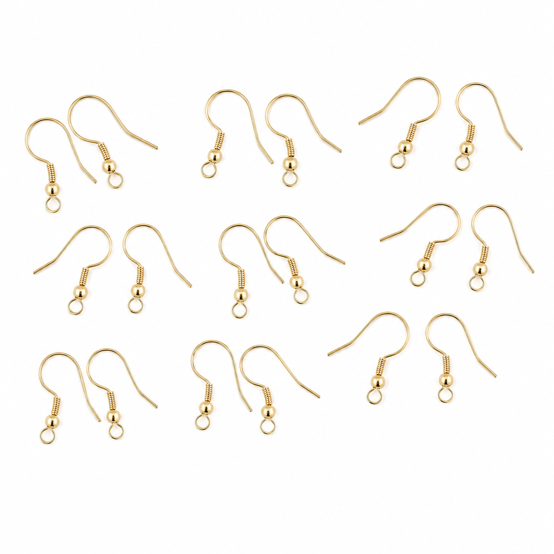Find Earrings, French in gold-plated brass 20 mm, bulk purchase among our large selection of Jewelry Parts at Beadhouse of Copenhagen today. Remember free shipping over DKK 400
