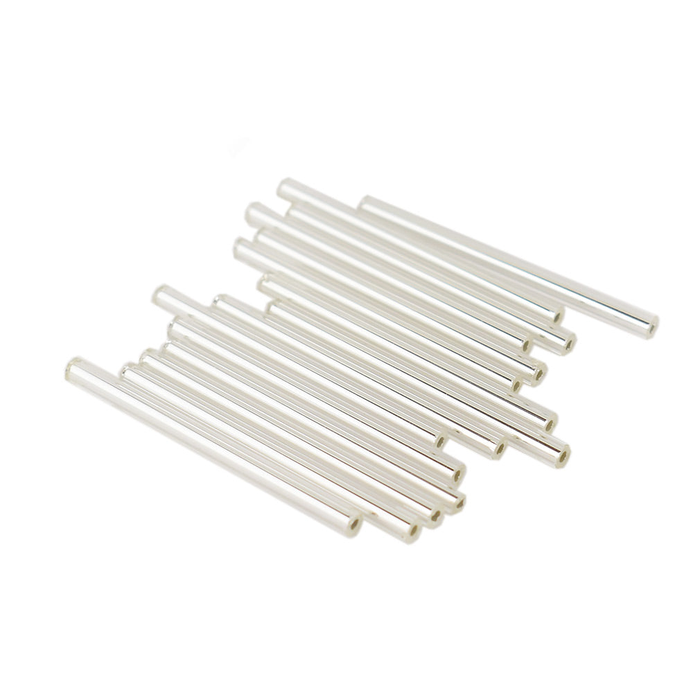 Find Krystal glasperler, preciosa silver lined tubes, 40 x 3 mm hos Beadhouse of Copenhagen i dag, med en altid hurtig levering!