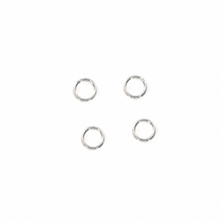 Find jump ring in silver-plated brass, split ring 5 mm. among our large selection of  Jewelry parts at Beadhouse of Copenhagen today. Remember free shipping over DKK 400