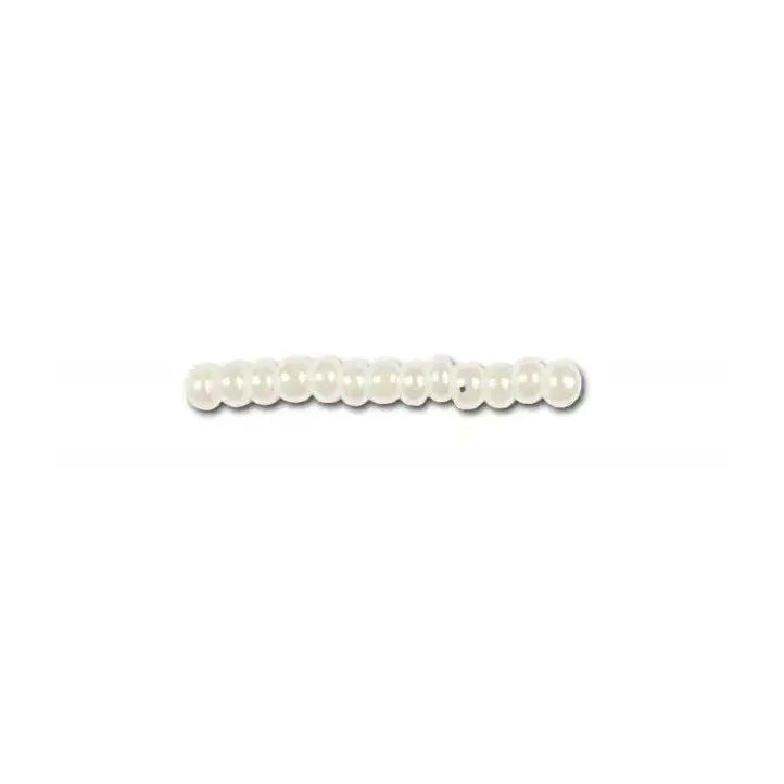 White Glass Beads, Preciosa, Shiny White, Great Purchase