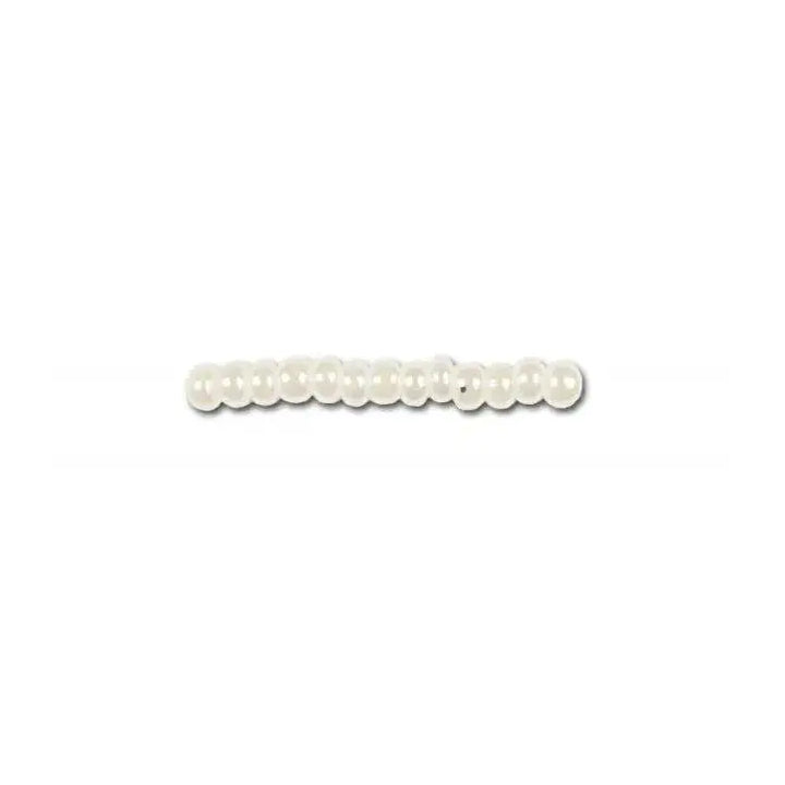 White Glass Beads, Preciosa, Shiny White, Great Purchase