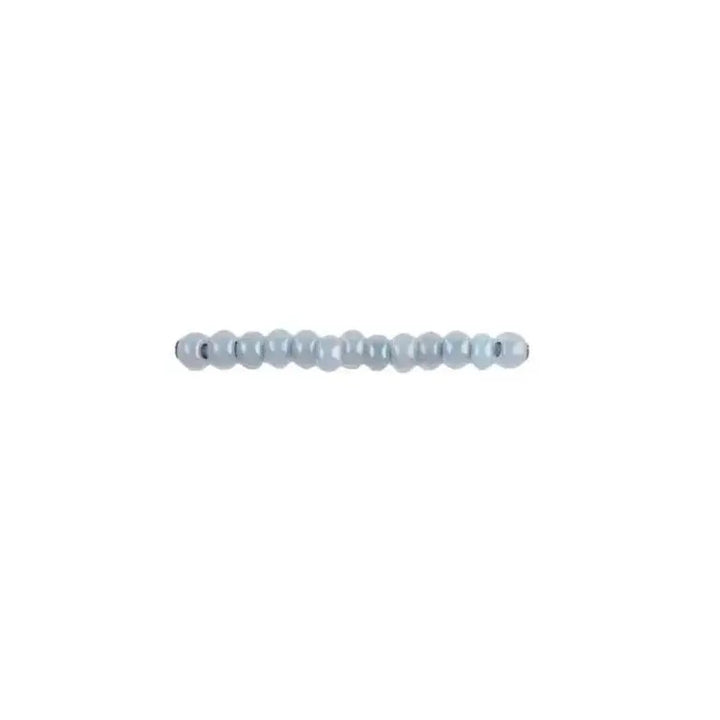 Gray glass beads, preciosa, color lined grey, rainbow 