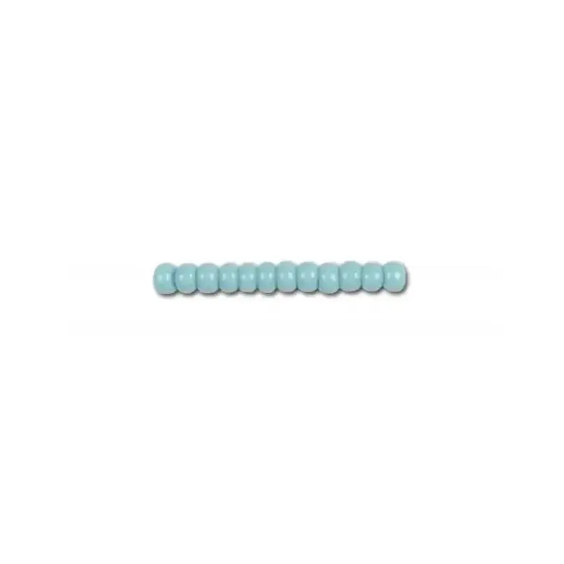 Blue glass beads, preciosa, opaque aqua blue, bulk purchase 
