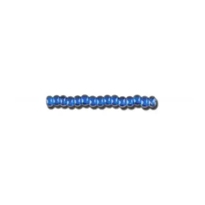 Blue glass beads, preciosa, whitelined dark aquamarine, bulk purchase 