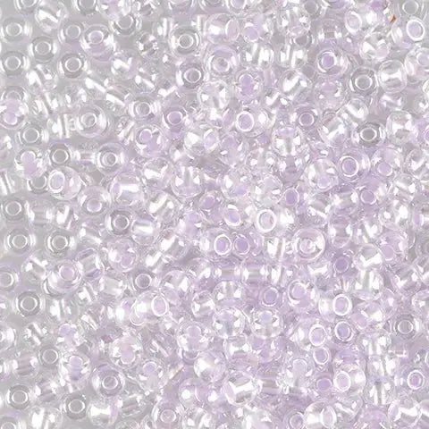 Purple glass beads, preciosa, shiny pastel violet, bulk purchase 