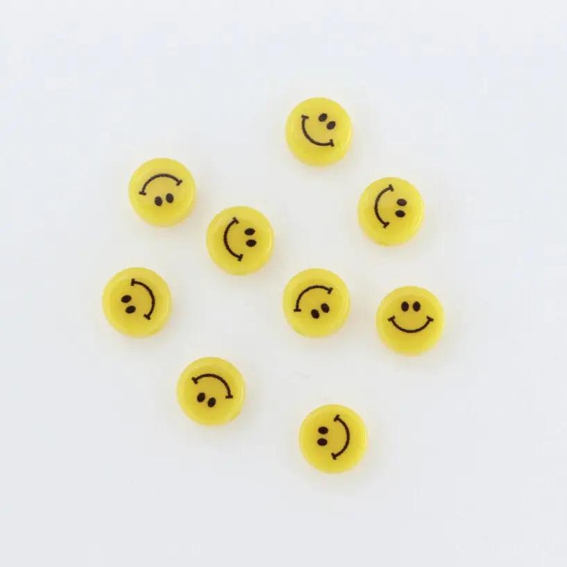 Perler, smiley, plastik, 8 x 5 mm Greece