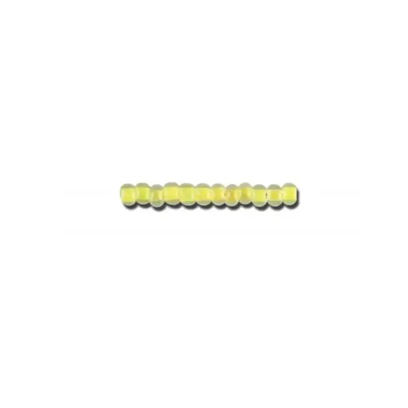 Green glass beads, preciosa, color lined yellow green dyed crystal, bulk purchase 