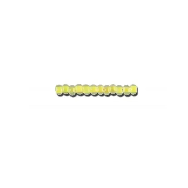 Green glass beads, preciosa, color lined yellow green dyed crystal, bulk purchase 