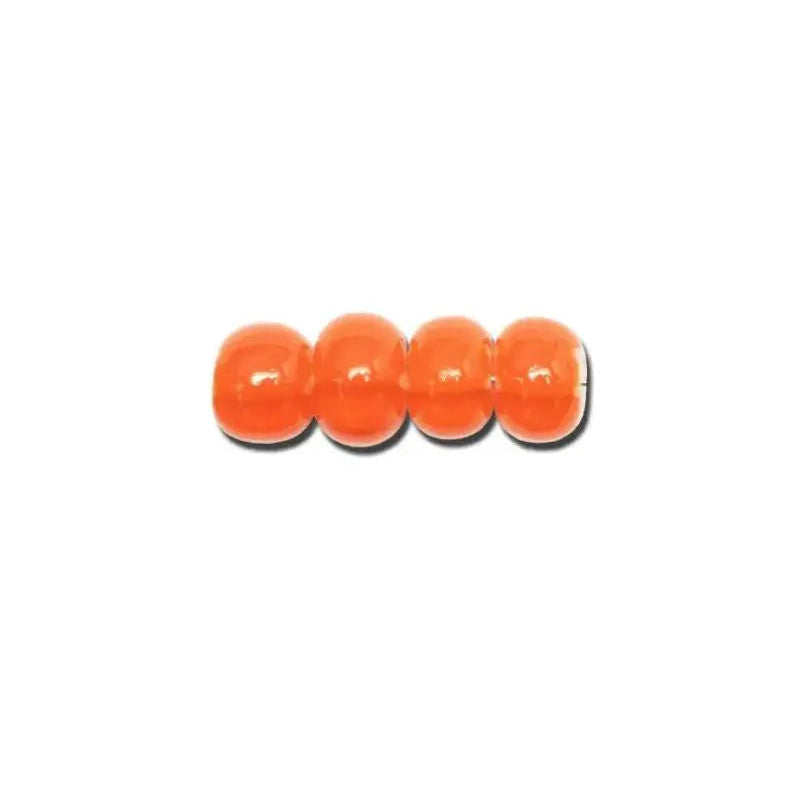 Orange Glass Beads, Preciosa, Orange Cornelian Star, Great Purchase