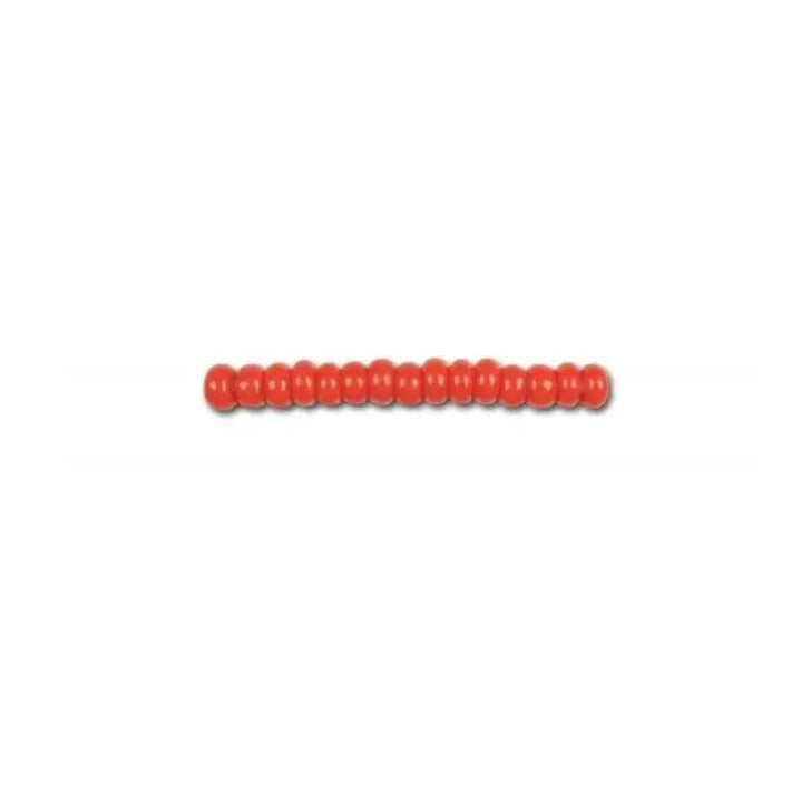 Red Glass Beads, Preciosa, Opaque Red Coral, Great Purchase