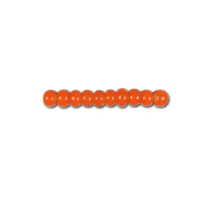 Orange glass beads, preciosa, orange cornelian star 9/0, 4-20g 