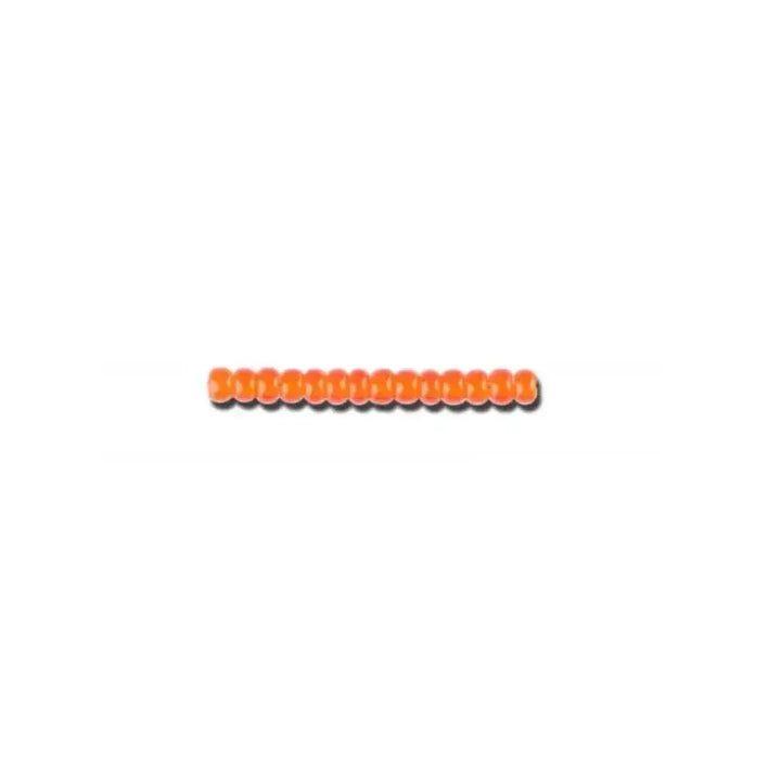 Orange glass beads, preciosa, whitelined transparent orange, bulk purchase 