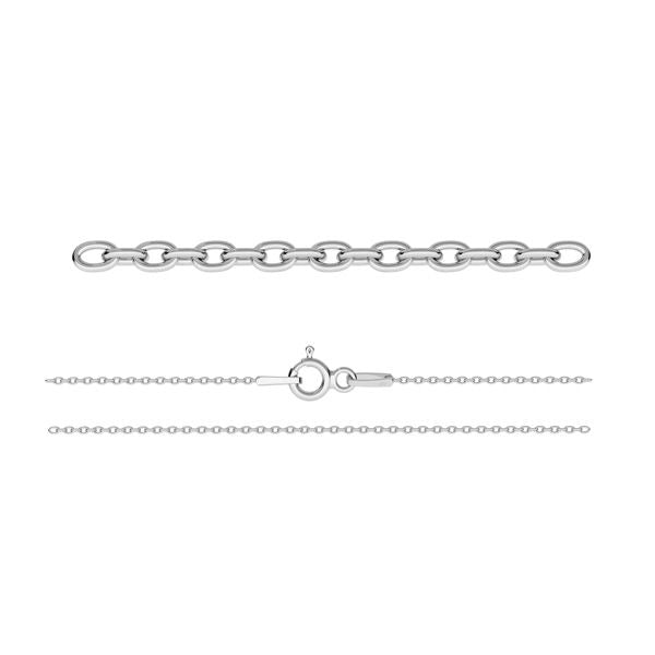 Find Halskæde, rund anker, sterlingsølv, 40-55 cm/1 mm hos Beadhouse of Copenhagen i dag, med en altid hurtig levering!