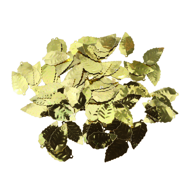 Palietter, blade, uden regnbueskær, flere varianter, 14x25mm, 10-40g Beadhouse of Copenhagen