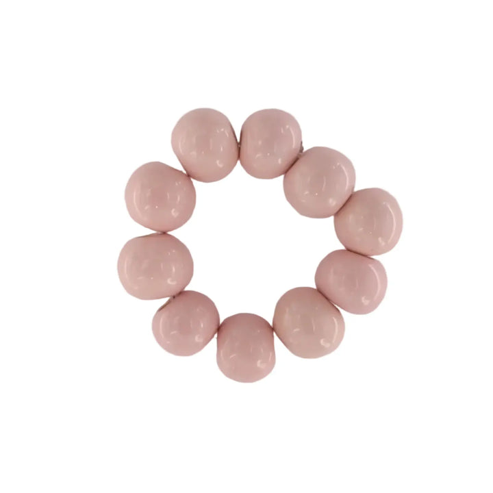 Armbånd, lille, chunky keramik, elastik, 16-17cm 