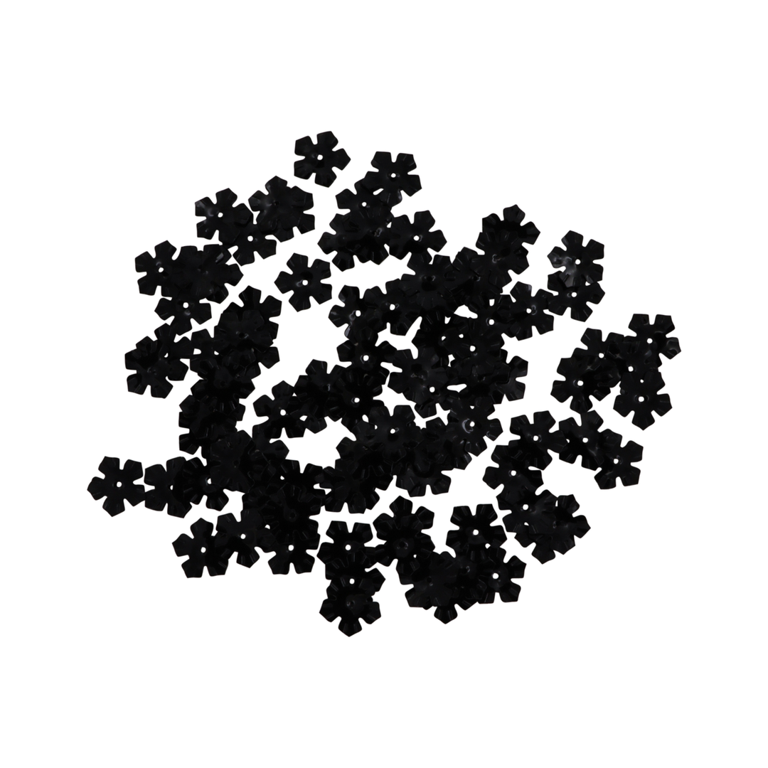 Palietter, blomst, 13-24mm, 10-40g, uden regnbueskær, flere varianter