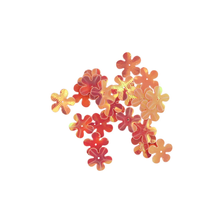 Sequins, flower, hard, 15-20mm, 10-40g, with rainbow sparkle, several varieties Beadhouse of Copenhagen