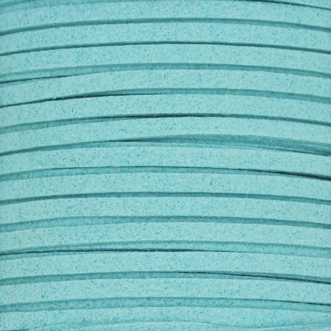 Snor, lys blå, ruskind, 3 x 1,5 mm Tax