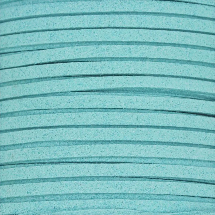 Snor, lys blå, ruskind, 3 x 1,5 mm Tax