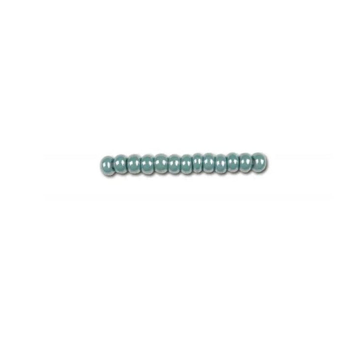 Find Green glass beads, preciosa, metallic turquoise green lustered among our large selection of Preciosa Seed Beads at Beadhouse of Copenhagen today. Remember free shipping over DKK 400