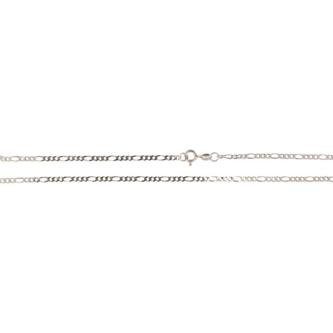 Find Necklace, figaro chain, sterling silver, 40/50 cm/3mm among our large selection of Necklaces at Beadhouse of Copenhagen today. Remember free shipping over DKK 400